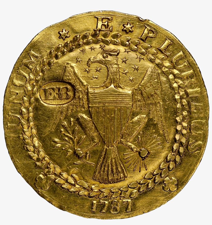 Rare Us Gold Coin - 1787 Brasher Doubloon, transparent png #1064985