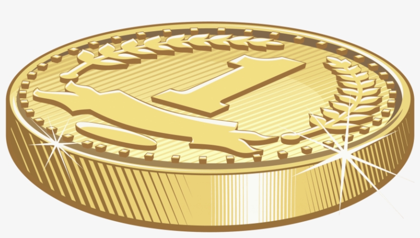 Gold Coins Png Free - Clipart Coin, transparent png #1065010