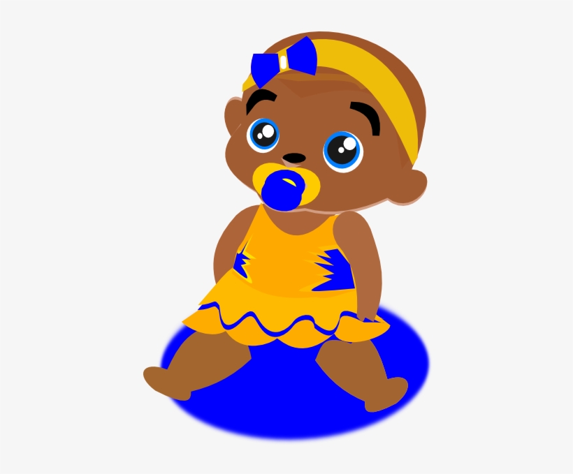Graphics For Black Babies Graphics - De Bebes Meninas Em Desenho, transparent png #1065036