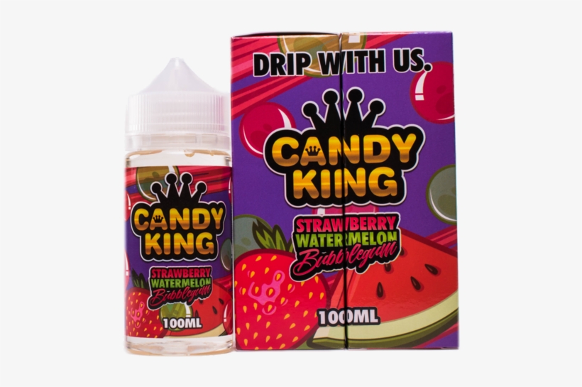 Candy King Chicle De Sandia - Candy King Strawberry Watermelon Review, transparent png #1065134