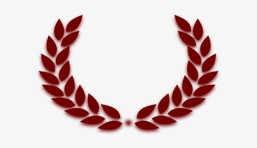 Wreath Clipart Burgundy Cute Borders Vectors Animated - Maroon Wreath Clipart, transparent png #1065152