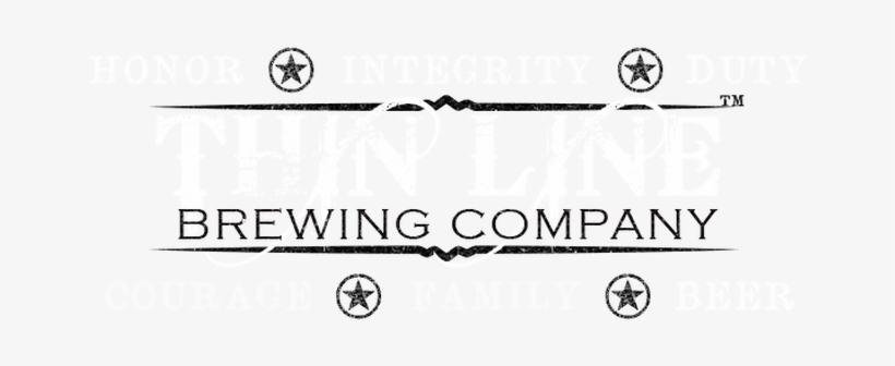 Thin Line Brewing Company - (d Pin) 25mm Lapel Pin Button Badge: Black & White, transparent png #1065891