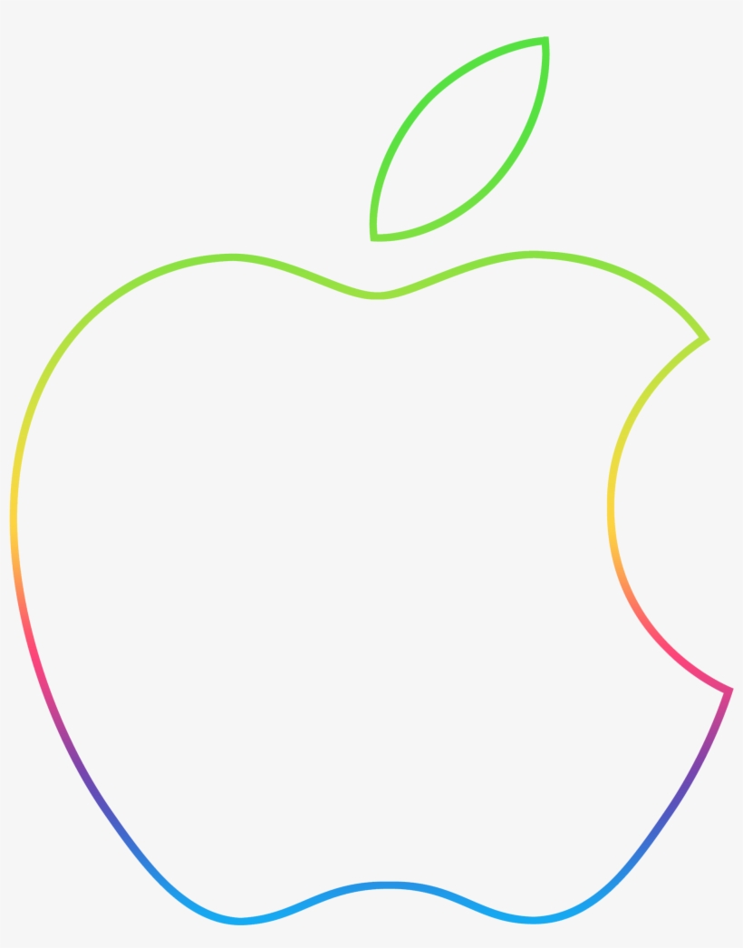Apple Thin Line Logo Png - Crosshair, transparent png #1065956