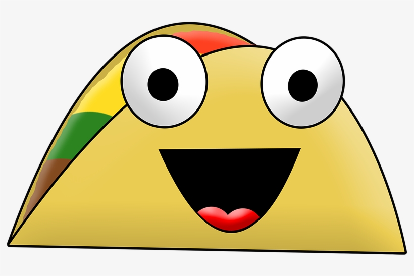 Cartoon Taco Free Illustration Taco Cartoon Silly Food - Taco Cartoon Png, transparent png #1065985