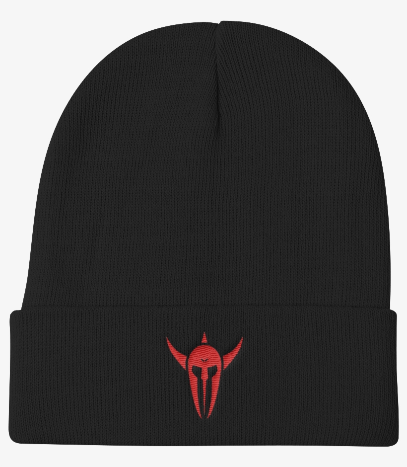 Vikinghelmetprintfile 01 Mockup Black Red Original - Beanie, transparent png #1065987