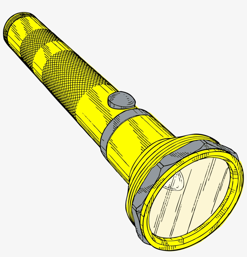 Torch Flashlight Electric - Torch Clipart, transparent png #1066124