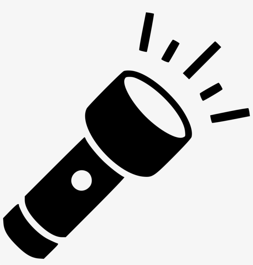 Flashlight Comments - Flashlight Icon Png, transparent png #1066196