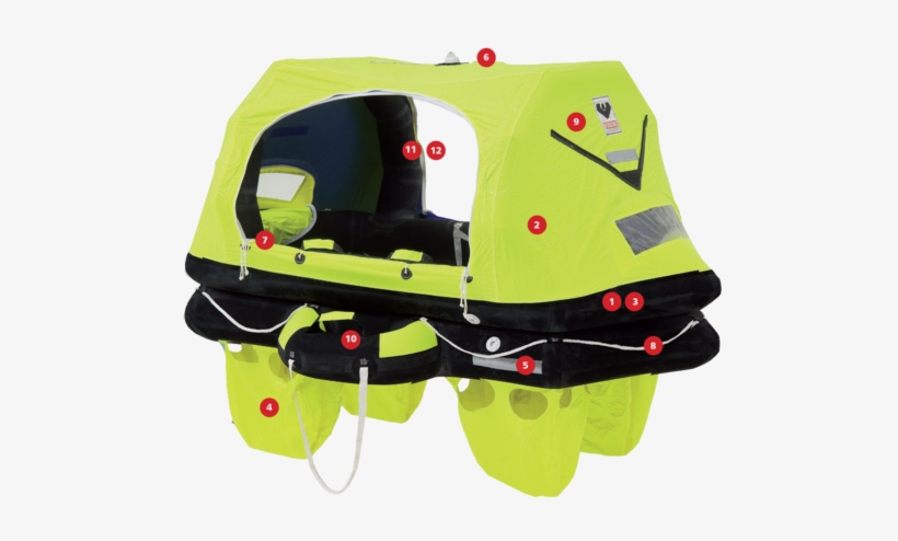 Yachting Liferaft Features - Viking Liferaft 4 Ukl, transparent png #1066222