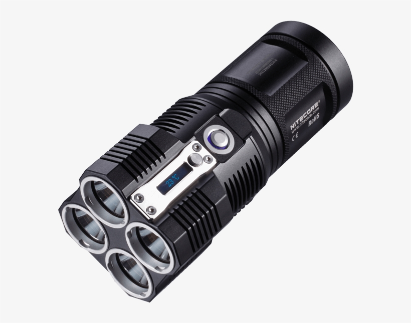 Best-flashlight - Nitecore Tm26 4000 Lumens Flashlight, transparent png #1066289