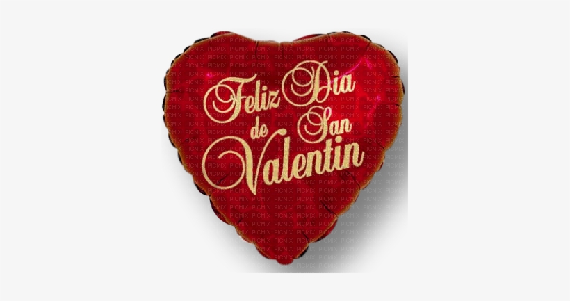 Feliz San Valentin - 18" Hearts Feliz Dia De San Valentin - Mylar Balloons, transparent png #1066340