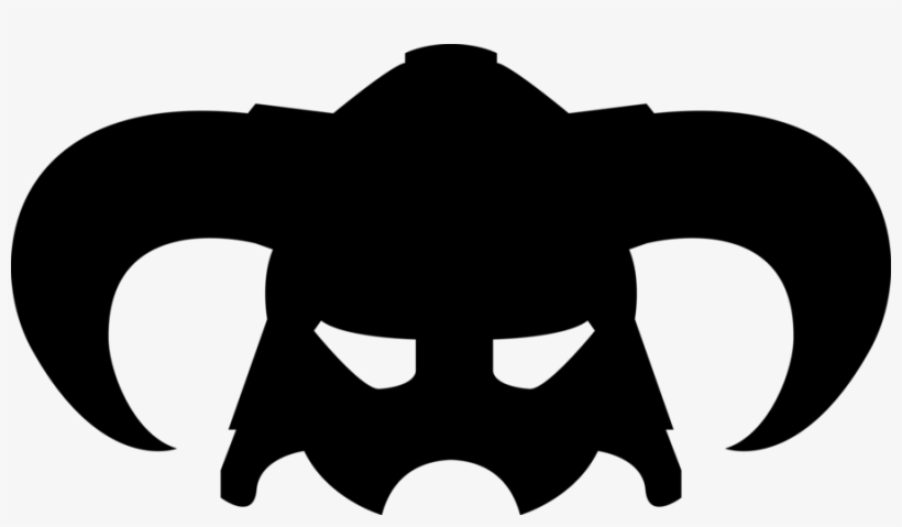 Vector Freeuse Stock Viking Silhouette At Getdrawings - Skyrim Iron Helmet Drawing, transparent png #1066341