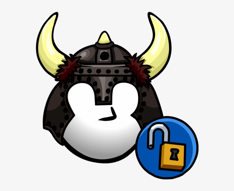 Armored Viking Helmet - Club Penguin Viking, transparent png #1066365