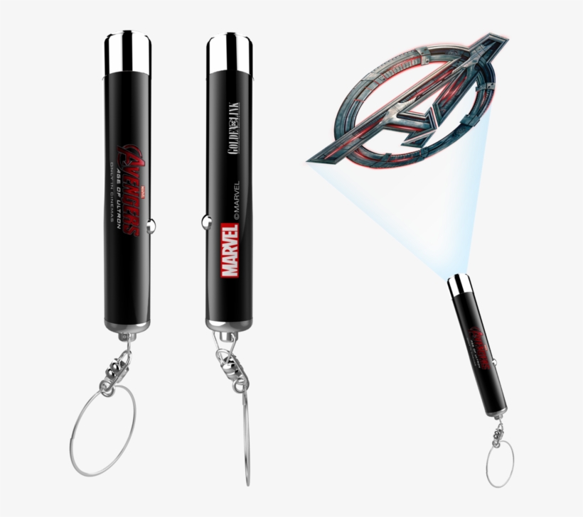 Age Of Ultron Mini-flashlight - Avengers: Age Of Ultron, transparent png #1066390