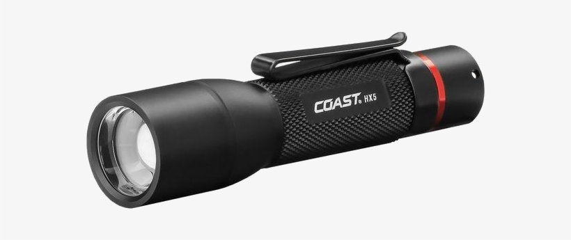Flashlight Png Photo - Coast Cutlery Hx5 Focusing Flashlight, transparent png #1066473