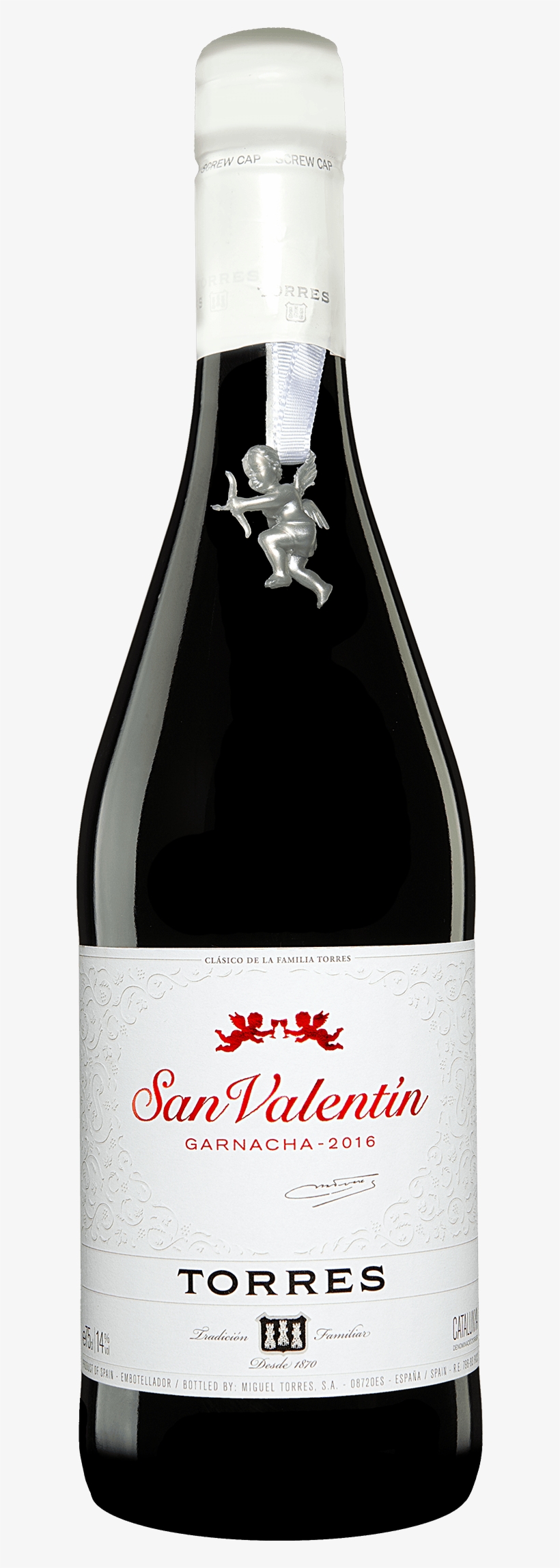 2016 San Valentín Garnacha - San Valentin Torres Garnacha 2016, transparent png #1066639