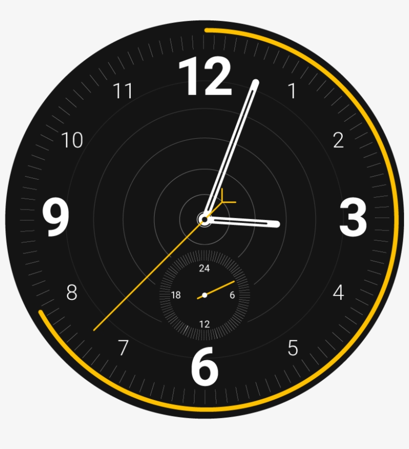 Watch Face Png Jpg Transparent Library - Red Dot On Apple Watch, transparent png #1066640