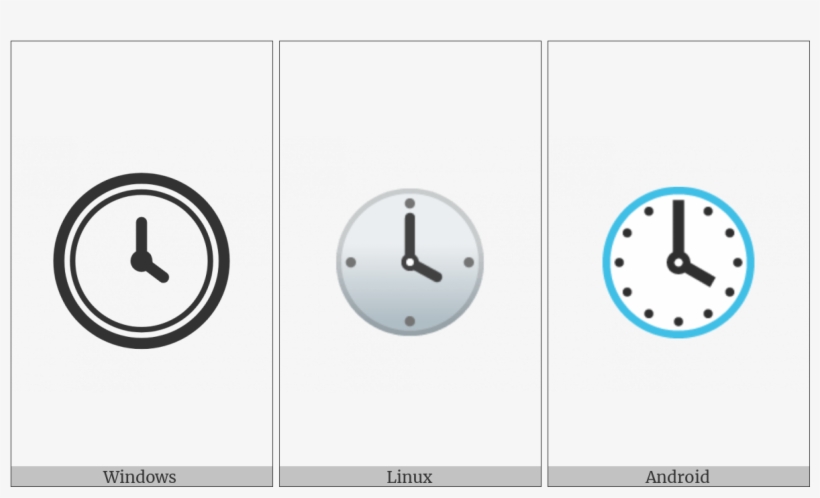 Clock Face Four Oclock On Various Operating Systems - Marvel-of-peru, transparent png #1067281