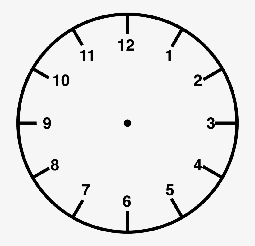 Clock Face Stamp - Clock Face, transparent png #1067558
