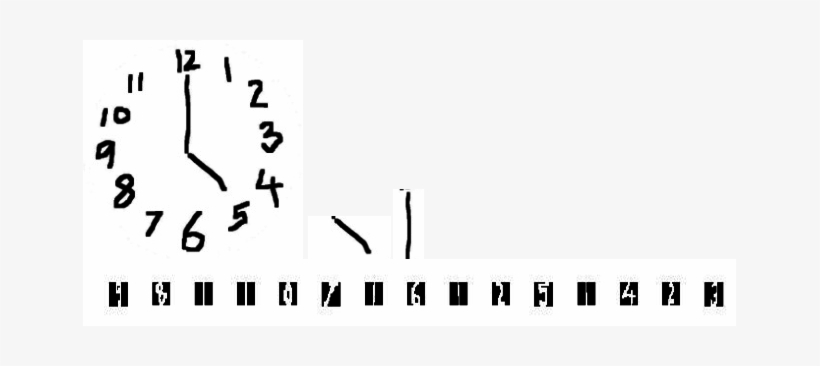 Clock Face Being Broken Up Into Discrete Components - Clock Face, transparent png #1067585