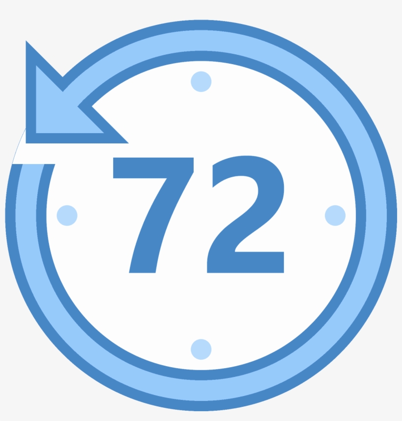 The Image Is Of A Clock Face - Past Flat Icon, transparent png #1067630