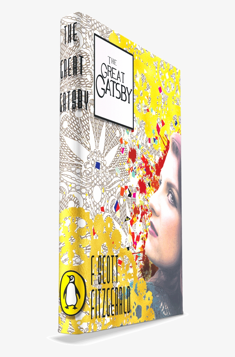 "the Great Gatsby" Book Cover On Behance - Flyer, transparent png #1067805