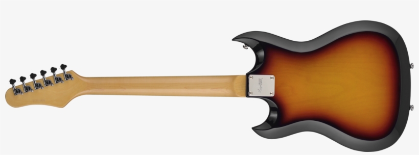 Hagstrom H Iii 3 Tone Sunburst Back - Hagstrom H-ii Guitar 3 Tone Sunburst, transparent png #1067877