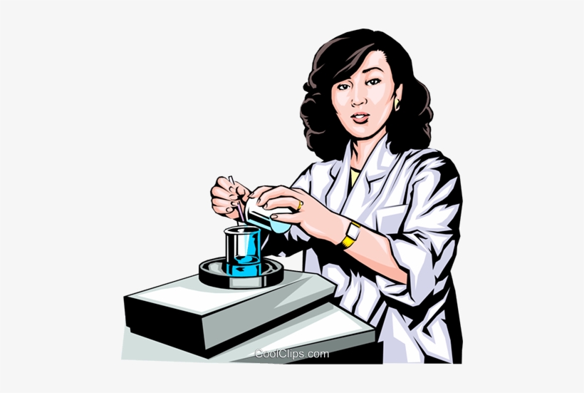 Woman Scientist With Beakers - Ученый Пнг, transparent png #1068035