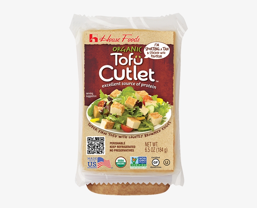 Organic Vacuum Pack Tofu Cutlet - House Foods Tofu Cutlet, transparent png #1068324