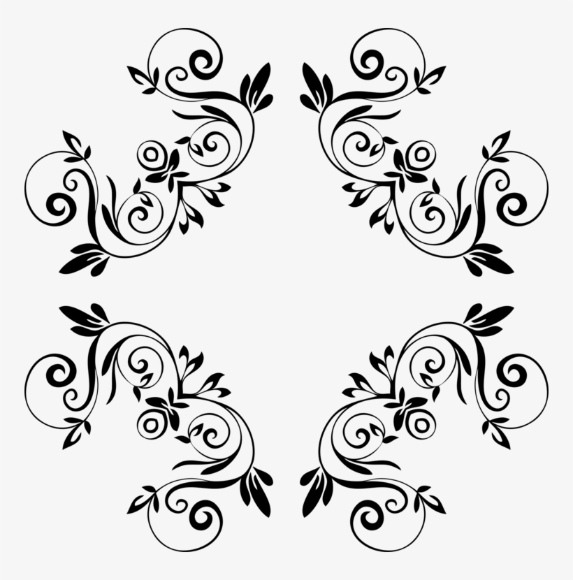 Floral Design Decorative Borders Decorative Arts Floral - Openclipart Flourish, transparent png #1068395