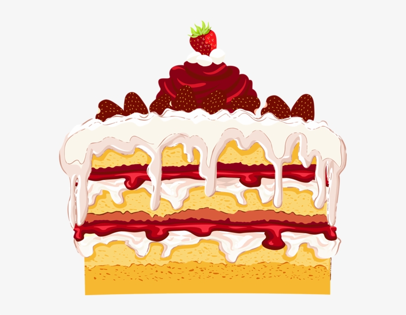 Strawberry Cake Png Pinterest - Strawberry Cake Clip Art, transparent png #1068507