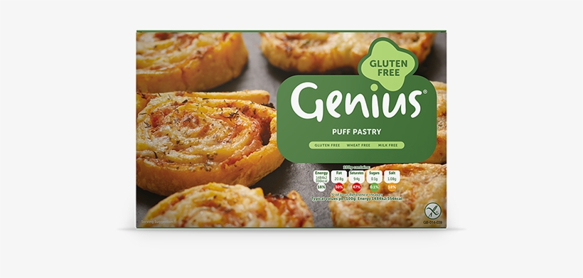 Puff Pastry 400g - Gluten Free Danish Pastry Uk, transparent png #1068749