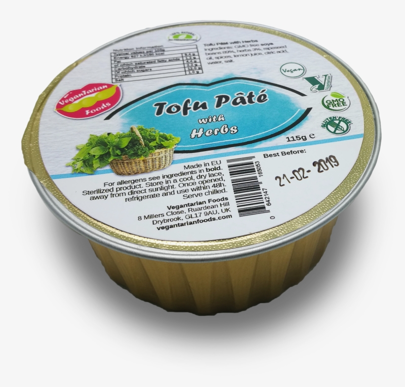 Search - Vegantarian Foods Tofu Pate With Red Peppers (1 X 112g), transparent png #1068898