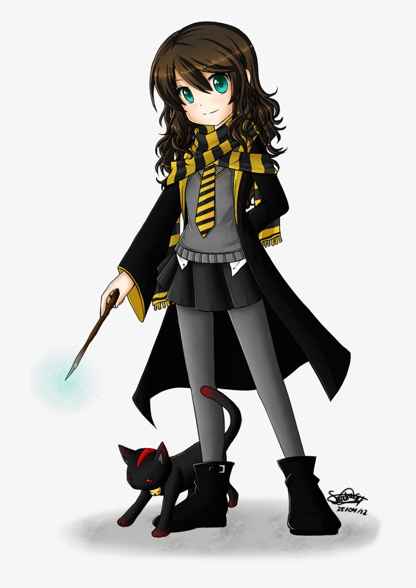 Answer Like A Muggle - Anime Hufflepuff Harry Potter, transparent png #1068956