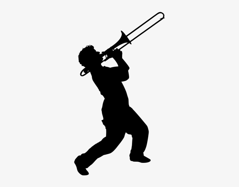 Trombone Silhouette, transparent png #1069004