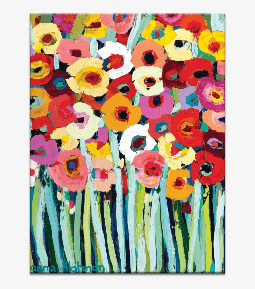 Shell's Poppies - Shell's Poppies, Gallery Wrapped Canvas, 30"x40", White,, transparent png #1069045
