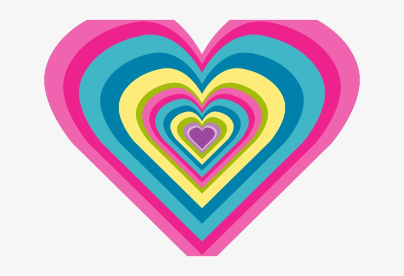 Gems Clipart Rainbow Heart - Heart, transparent png #1069237