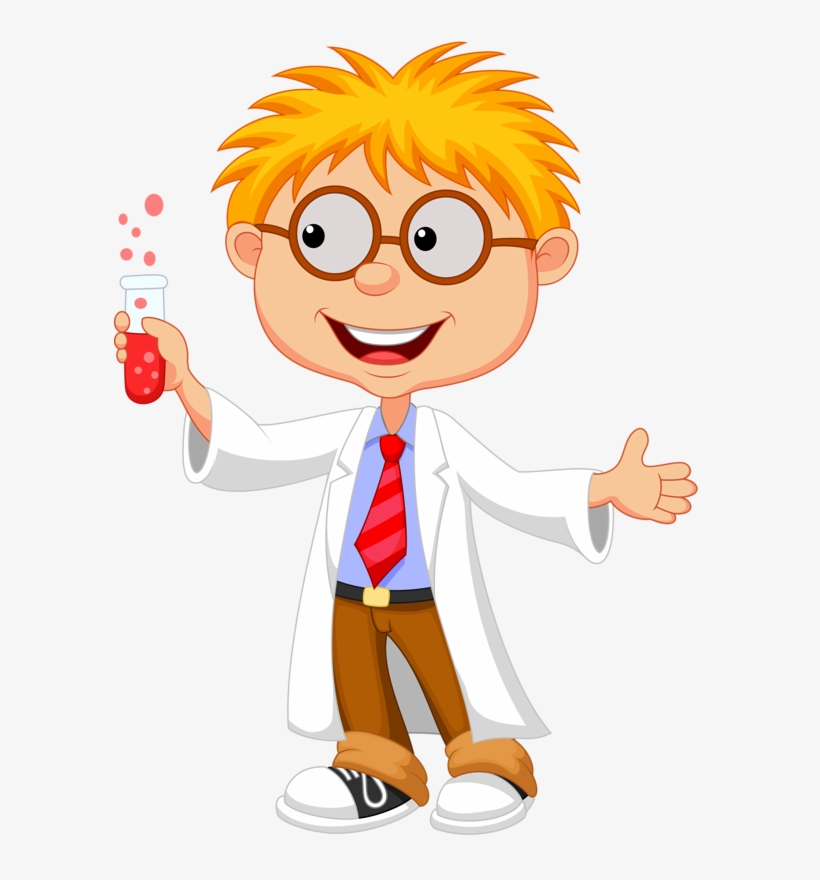 Album - Cartoon Kid Scientist, transparent png #1069528