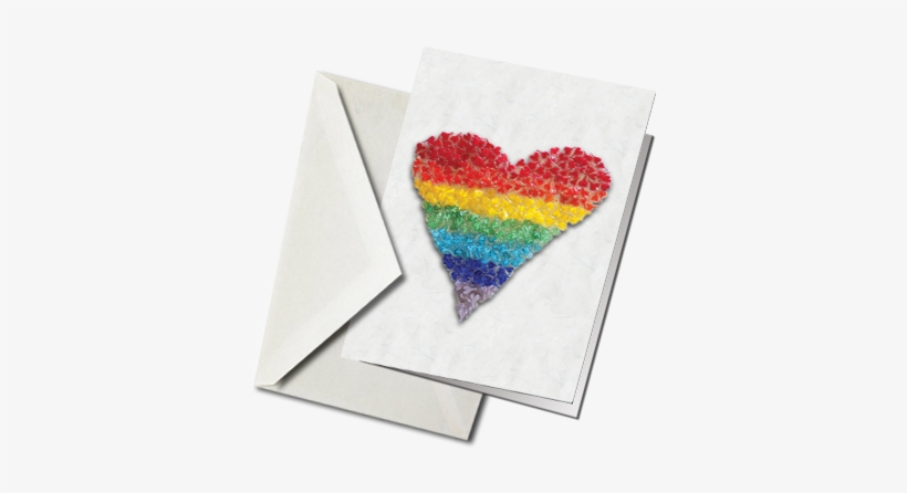 "rainbow Heart" Greeting Card - Greeting Card, transparent png #1069924