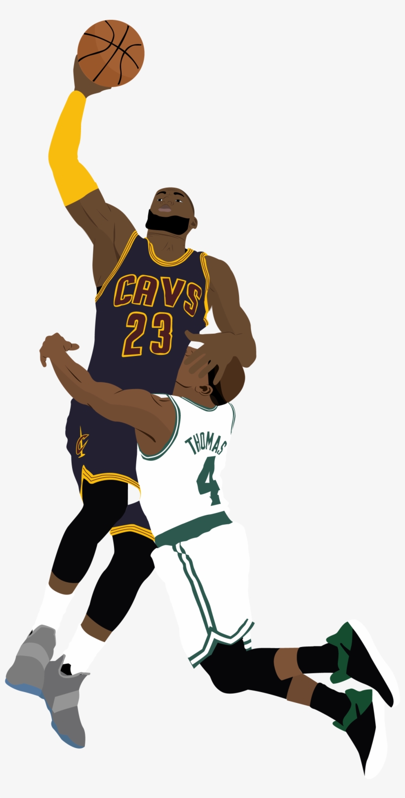 Lebron James Clipart - Lebron James Clip Art Png, transparent png #1070228