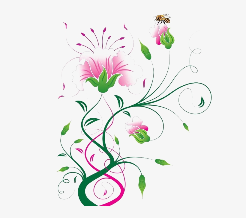 Abstract Background Vector Png - Simple Abstract Flower Designs, transparent png #1070250