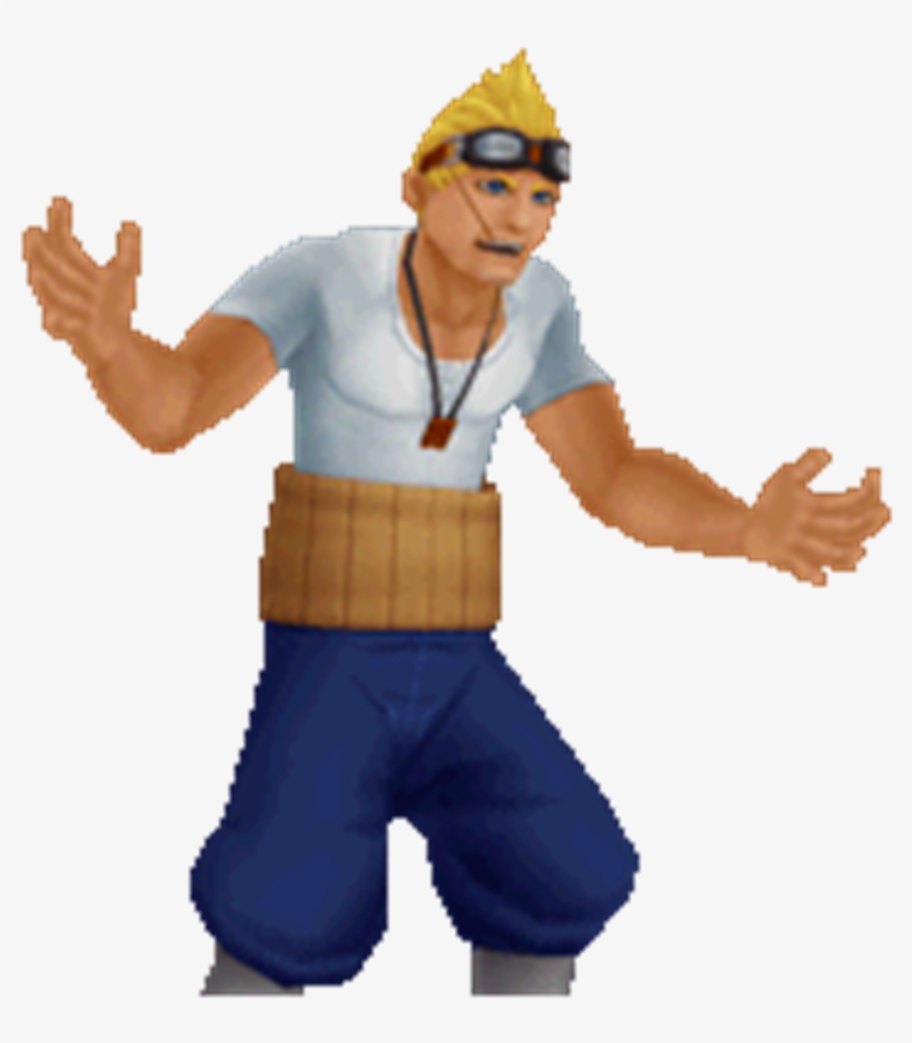 Cid Talk Sprite Khrec - Cid Kingdom Hearts, transparent png #1070447