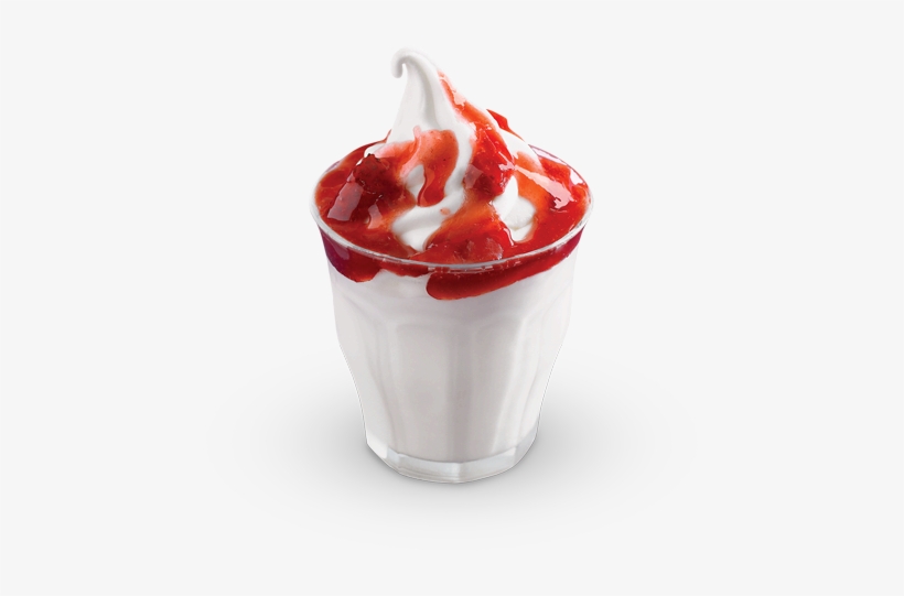 Strawberry Sundae - Strawberry Sundae Mcdonalds Calories, transparent png #1070495