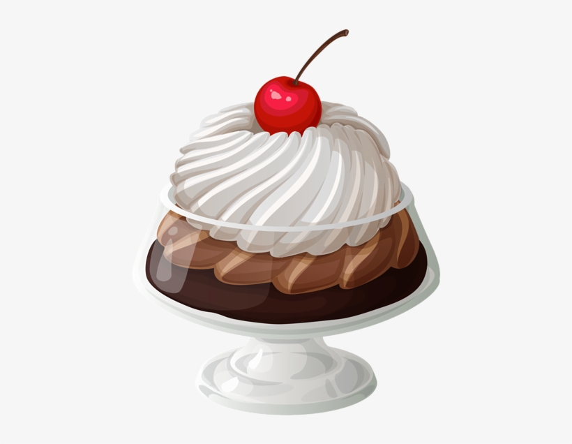 Chocolate Ice Cream Sundae - Ice Cream Sundae Transparent, transparent png #1070515