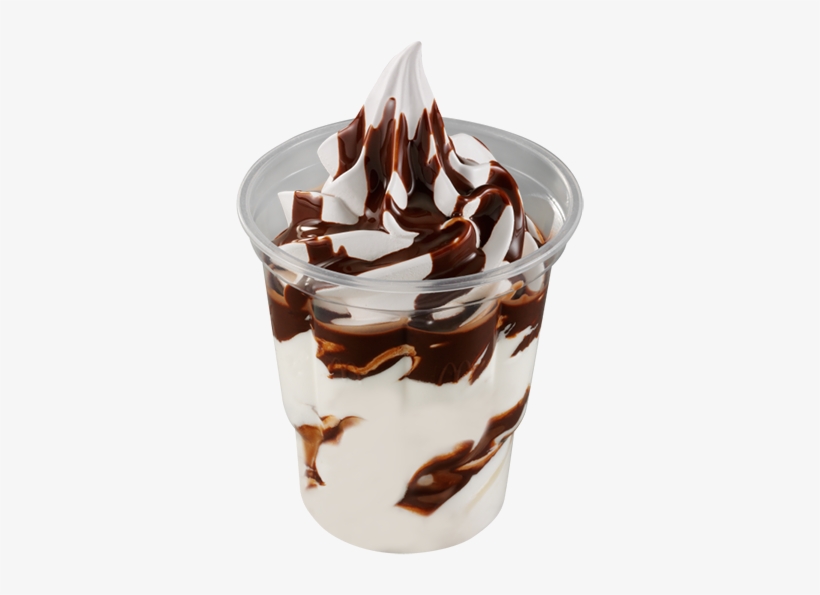 Hazelnut Brownie Sundae - Chocolate Ice Cream Sundaes, transparent png #1070692