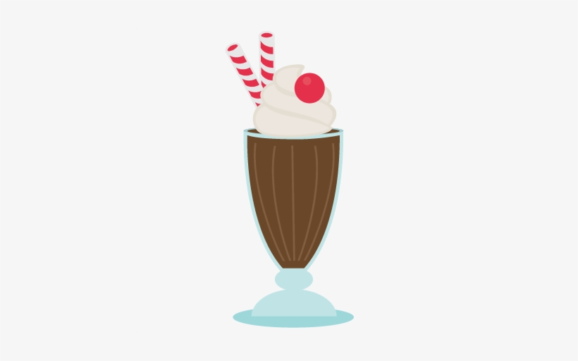 Transparent Library Sundae Clipart Milkshake - Sundae, transparent png #1070791