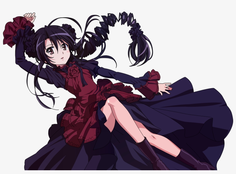 Download Png - Shana Shakugan No Shana Black Hair, transparent png #1070918