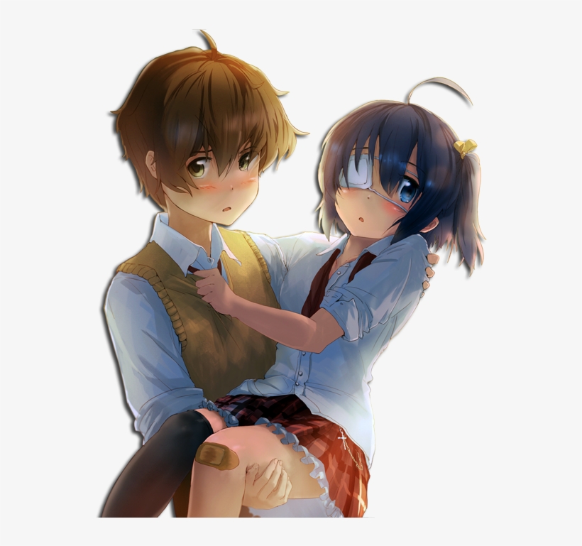 She Is The Cutest Loli Ever - Rikka Takanashi X Yuuta, transparent png #1071365
