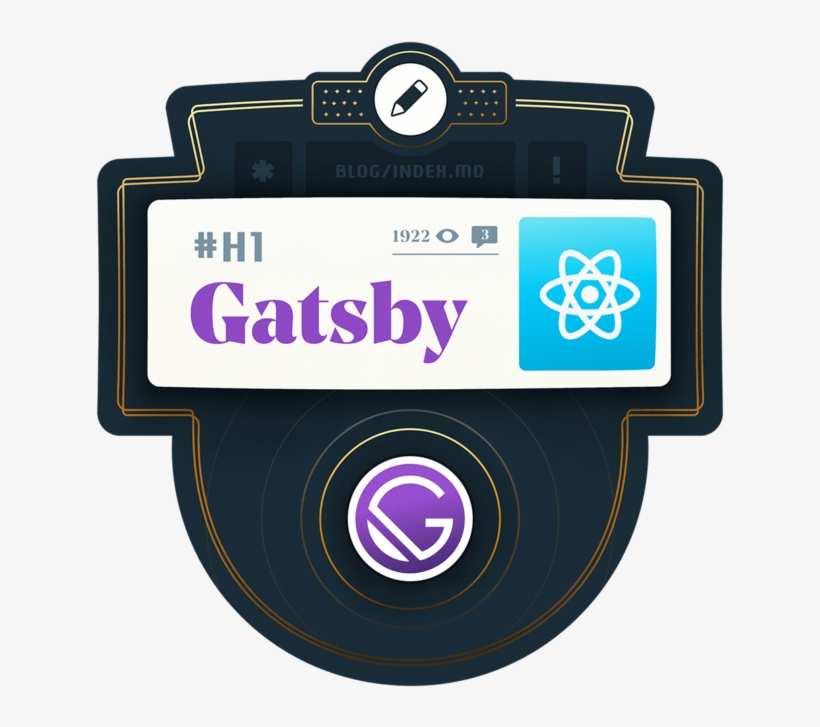Build A Blog With React And Markdown Using Gatsby From - React, transparent png #1071437