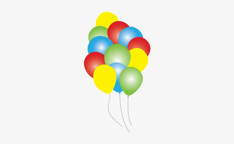 Circus Time Party Balloons - Circus Balloons Clipart, transparent png #1071662