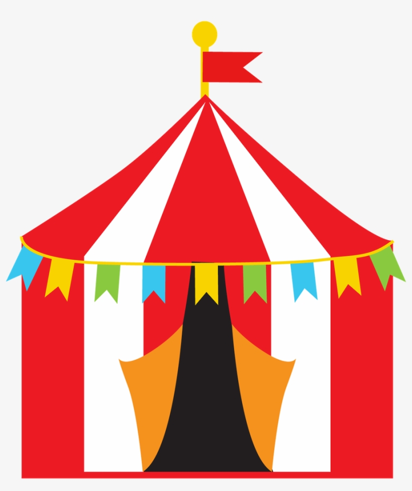 Clipart Banner Circus - Circus Clipart, transparent png #1071681